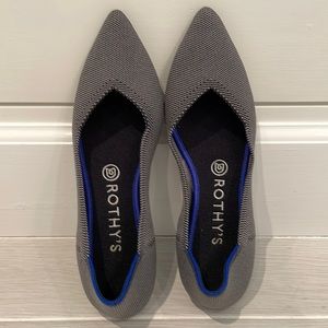 Rothy’s The Point Cloud Grey Birdseye 8.5